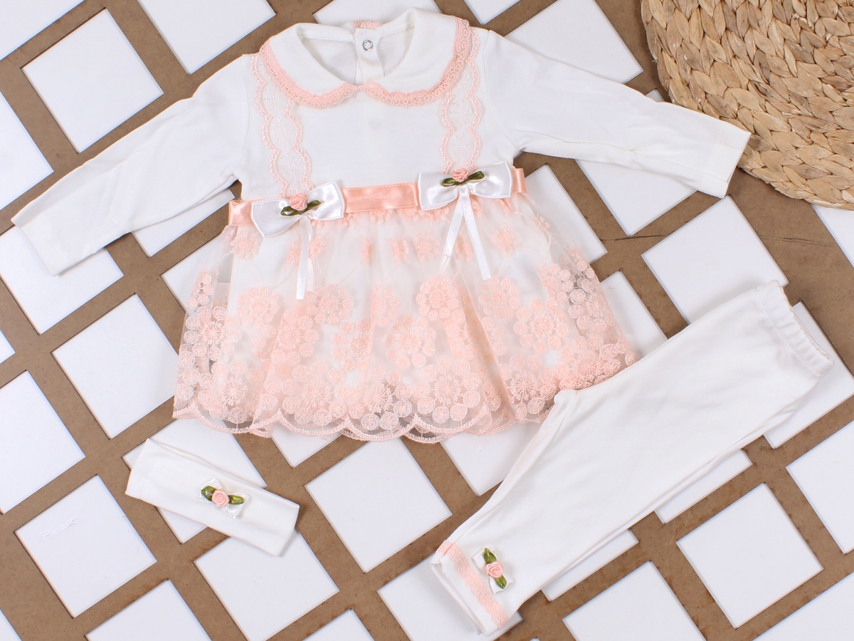  UNISEX 100% PAMUK BEBE ELBİSE