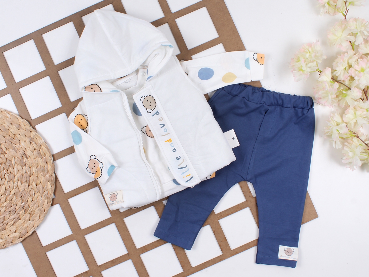  UNISEX 100% PAMUK HİPPIL 3 LÜ TAKIM