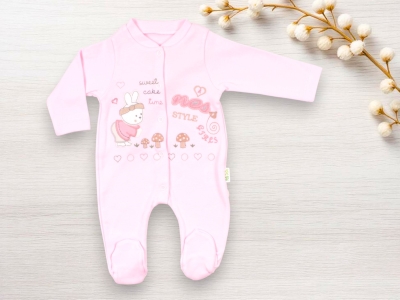 KıZ 100% PAMUK TAVŞAN MANTAR NAKIŞLI