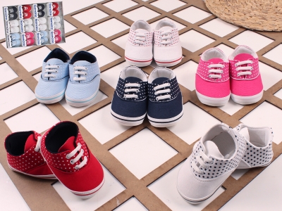 MİNİPATİK UNISEX  PUANLI SPOR BAĞCIKLI LÜKS PATİK 