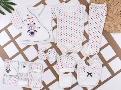 UNISEX İNTERLOK HOPİPOP 7Lİ KEDİLİ